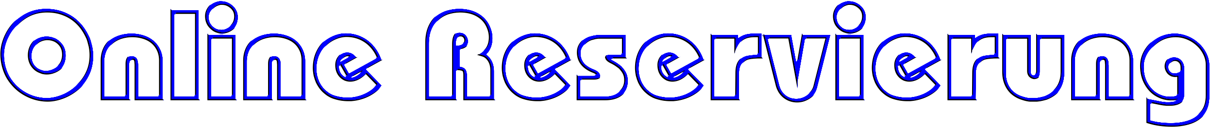 Online Reservierung